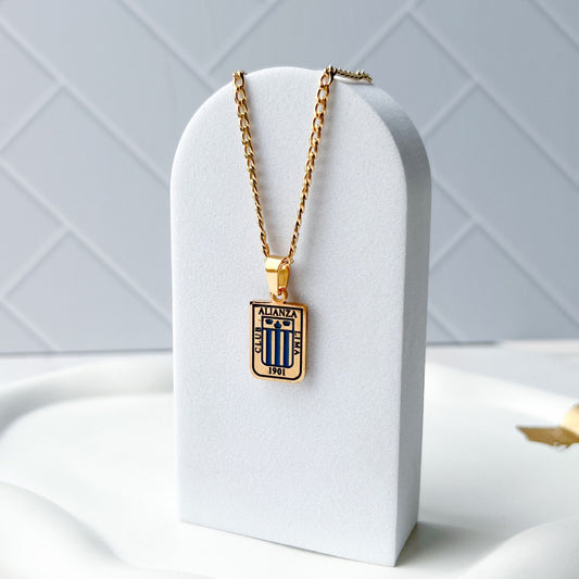 Collar Alianza Lima – Estilo y Pasión Blanquiazul
